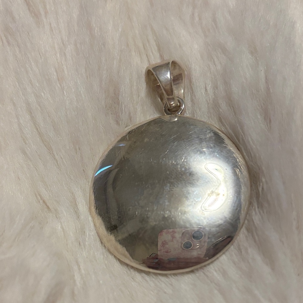 Silpada Sterling Silver Round Pendant - Silver